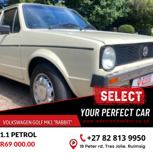 Volkswagen Golf MK1 Rabbit 1.1 Hatch 1981